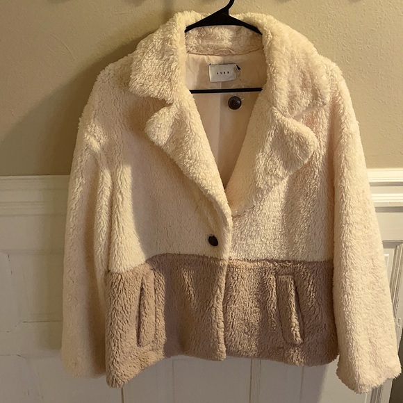 Lush Jackets & Blazers - Faux fur coat, size M!